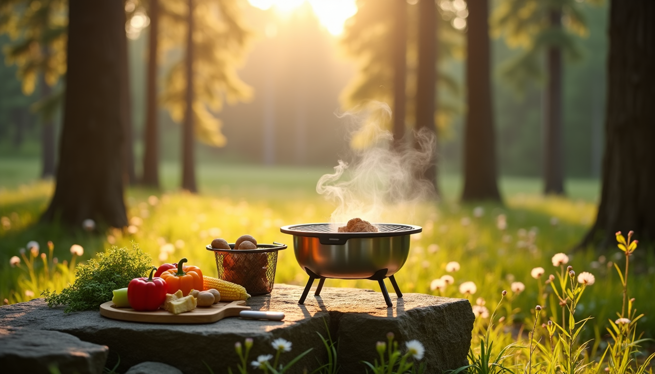 Grillen in der Natur genießen